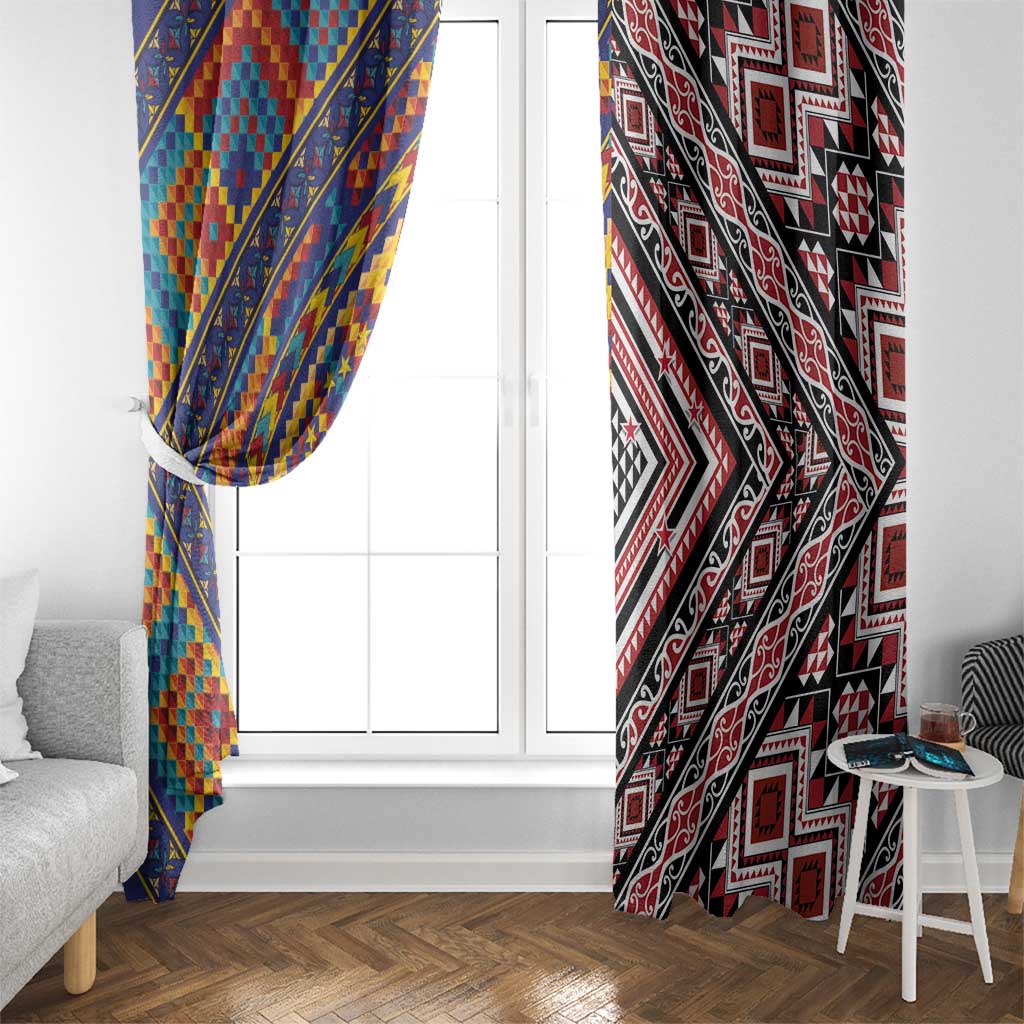 Tuvaluan and New Zealand Culture Window Curtain The Art of Kolose and Taniko - Aussie Hoodie