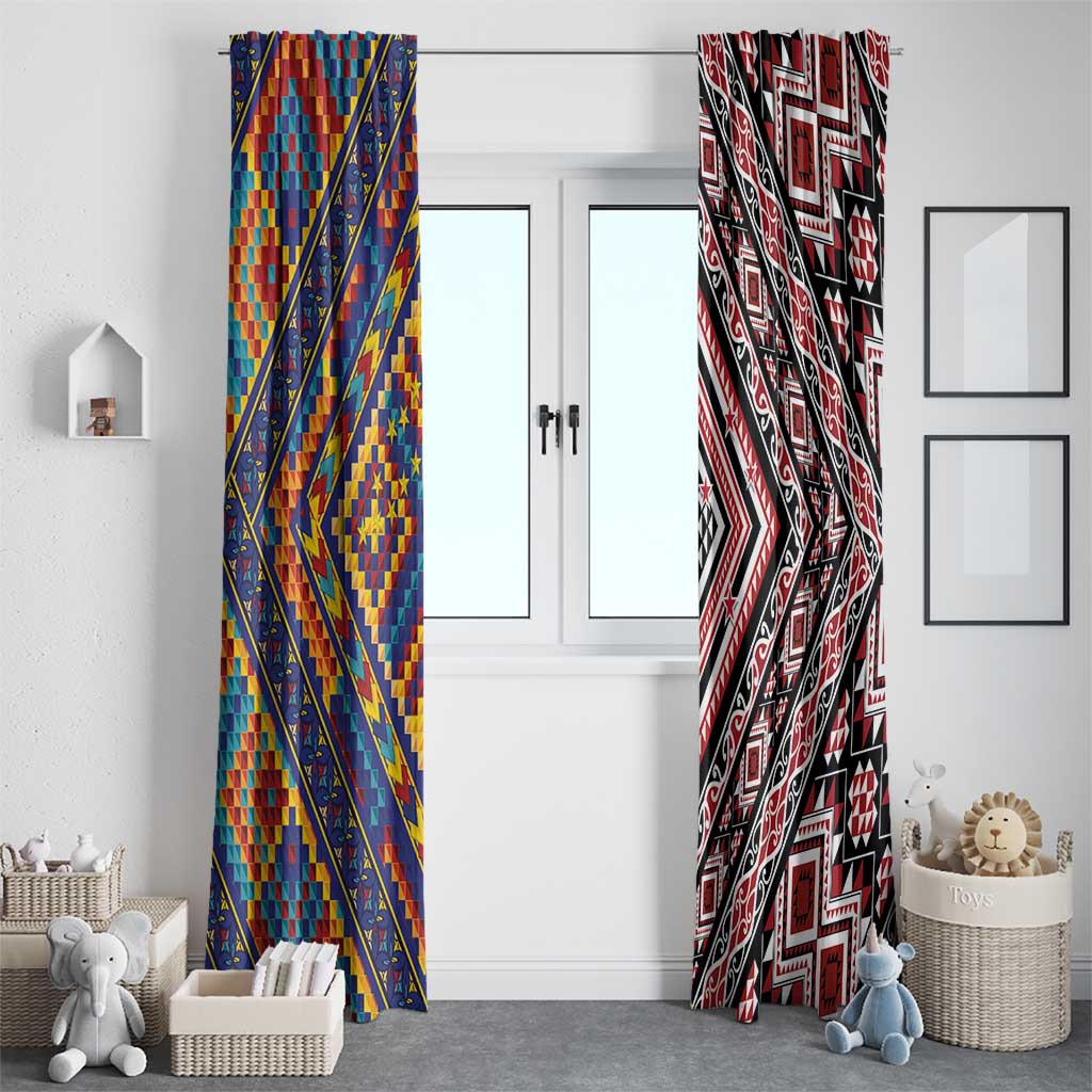 Tuvaluan and New Zealand Culture Window Curtain The Art of Kolose and Taniko - Aussie Hoodie