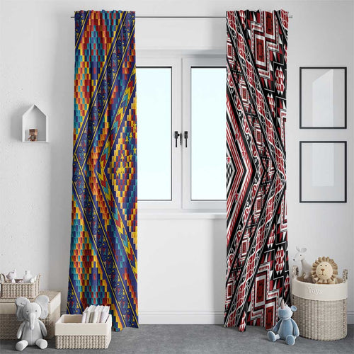 Tuvaluan and New Zealand Culture Window Curtain The Art of Kolose and Taniko - Aussie Hoodie