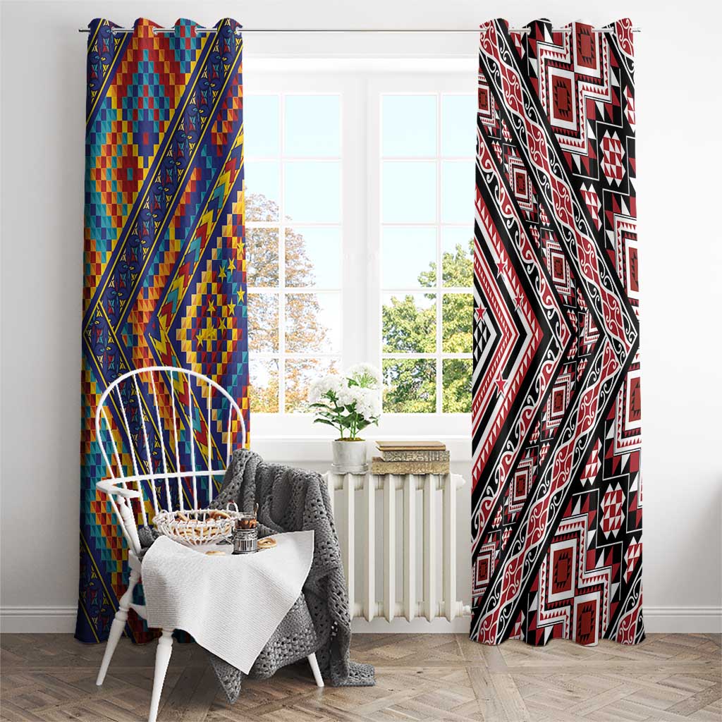 Tuvaluan and New Zealand Culture Window Curtain The Art of Kolose and Taniko - Aussie Hoodie