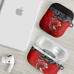 Aotearoa Toitu Te Tiriti AirPods Case Taniwha Tribal Motifs