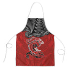 Aotearoa Toitu Te Tiriti Apron Taniwha Tribal Motifs
