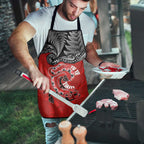 Aotearoa Toitu Te Tiriti Apron Taniwha Tribal Motifs