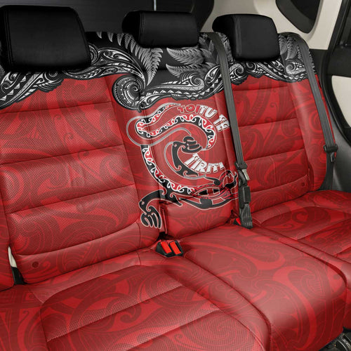 Aotearoa Toitu Te Tiriti Back Car Seat Cover Taniwha Tribal Motifs
