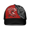 Aotearoa Toitu Te Tiriti Baseball Net Cap Taniwha Tribal Motifs