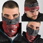 Aotearoa Toitu Te Tiriti Neck Gaiter Taniwha Tribal Motifs