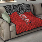 Aotearoa Toitu Te Tiriti Quilt Taniwha Tribal Motifs