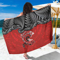 Aotearoa Toitu Te Tiriti Sarong Taniwha Tribal Motifs