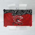 Aotearoa Toitu Te Tiriti Tablecloth Taniwha Tribal Motifs