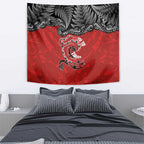 Aotearoa Toitu Te Tiriti Tapestry Taniwha Tribal Motifs