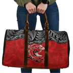 Aotearoa Toitu Te Tiriti Travel Bag Taniwha Tribal Motifs