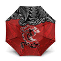 Aotearoa Toitu Te Tiriti Umbrella Taniwha Tribal Motifs