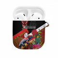 Aotearoa Toitu Te Tiriti AirPods Case Waitangi-Honour The Treaty NZ Tuatara and Plants
