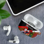 Aotearoa Toitu Te Tiriti AirPods Case Waitangi-Honour The Treaty NZ Tuatara and Plants