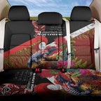 Aotearoa Toitu Te Tiriti Back Car Seat Cover Waitangi-Honour The Treaty NZ Tuatara and Plants