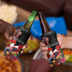 Aotearoa Toitu Te Tiriti 4 in 1 Can Cooler Tumbler Waitangi-Honour The Treaty NZ Tuatara and Plants