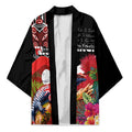 Aotearoa Toitu Te Tiriti Kimono Waitangi-Honour The Treaty NZ Tuatara and Plants