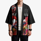 Aotearoa Toitu Te Tiriti Kimono Waitangi-Honour The Treaty NZ Tuatara and Plants