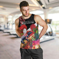 Aotearoa Toitu Te Tiriti Men Tank Top Waitangi-Honour The Treaty NZ Tuatara and Plants