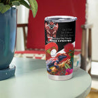 Aotearoa Toitu Te Tiriti Tumbler Cup Waitangi-Honour The Treaty NZ Tuatara and Plants