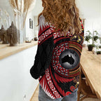 Tonga and Australia Together Women Casual Shirt Ngatu Art Tribal Aboriginal Tattoo Pattern