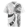 Aotearoa Volleyball Custom Rugby Jersey Silver Ferns and Maori Tribal White