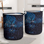 New Zealand New Year-Matariki Laundry Basket Aotearoa Maori Tattoo Galaxy Sky