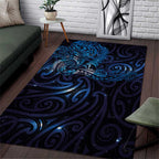 New Zealand New Year-Matariki Area Rug Aotearoa Maori Tattoo Galaxy Sky