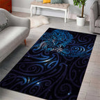 New Zealand New Year-Matariki Area Rug Aotearoa Maori Tattoo Galaxy Sky