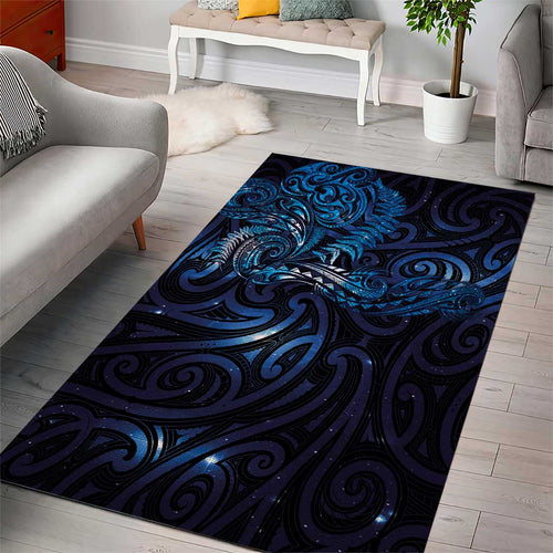 New Zealand New Year-Matariki Area Rug Aotearoa Maori Tattoo Galaxy Sky