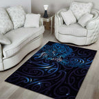 New Zealand New Year-Matariki Area Rug Aotearoa Maori Tattoo Galaxy Sky