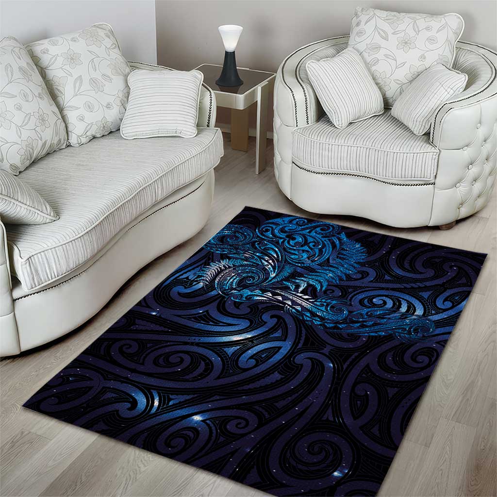 New Zealand New Year-Matariki Area Rug Aotearoa Maori Tattoo Galaxy Sky