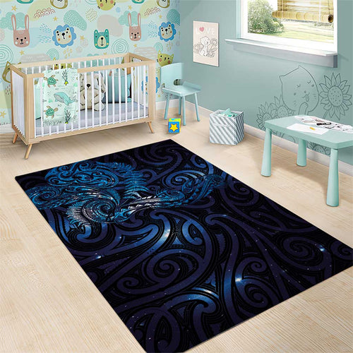 New Zealand New Year-Matariki Area Rug Aotearoa Maori Tattoo Galaxy Sky