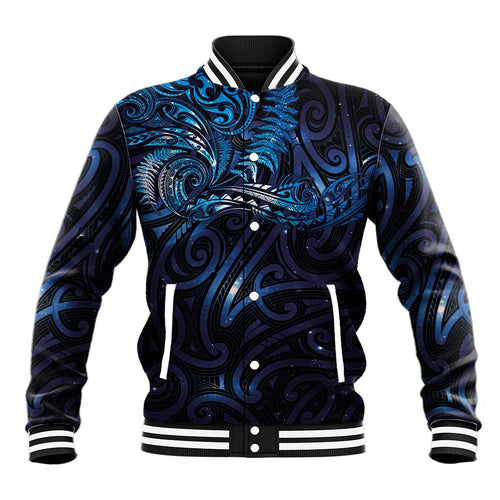 New Zealand New Year-Matariki Baseball Jacket Aotearoa Maori Tattoo Galaxy Sky