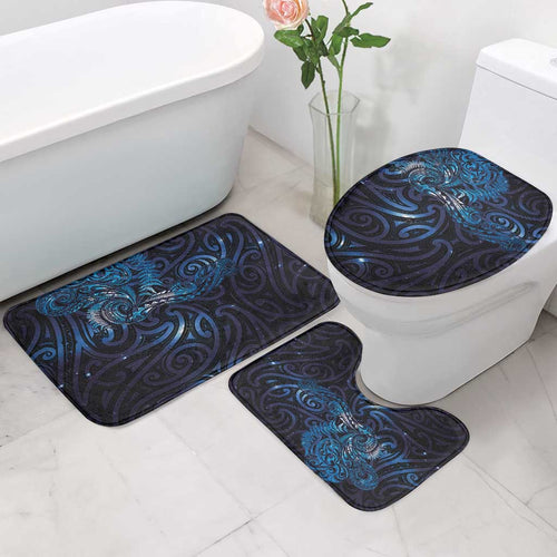 New Zealand New Year-Matariki Bathroom Set Aotearoa Maori Tattoo Galaxy Sky