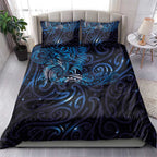 New Zealand New Year-Matariki Bedding Set Aotearoa Maori Tattoo Galaxy Sky