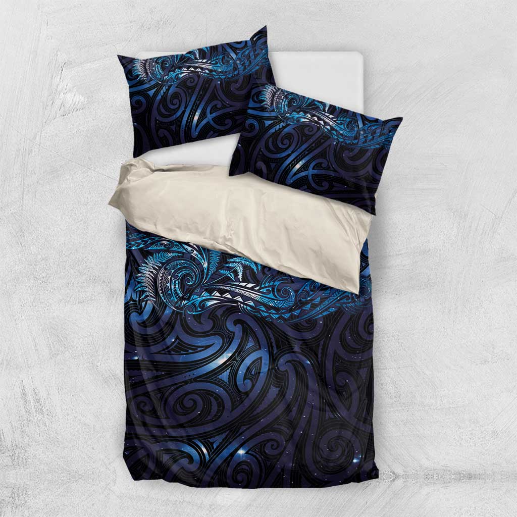 New Zealand New Year-Matariki Bedding Set Aotearoa Maori Tattoo Galaxy Sky