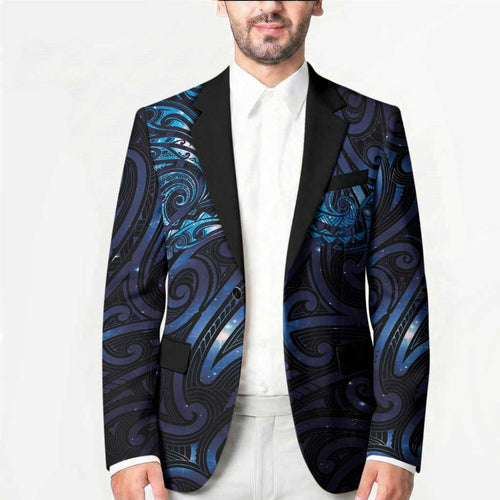 New Zealand New Year-Matariki Blazer Aotearoa Maori Tattoo Galaxy Sky