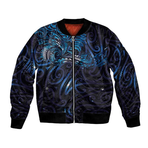 New Zealand New Year-Matariki Bomber Jacket Aotearoa Maori Tattoo Galaxy Sky