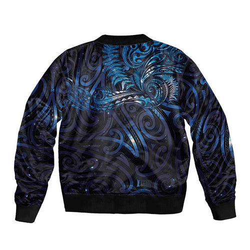 New Zealand New Year-Matariki Bomber Jacket Aotearoa Maori Tattoo Galaxy Sky