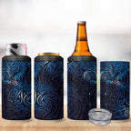 New Zealand New Year-Matariki 4 in 1 Can Cooler Tumbler Aotearoa Maori Tattoo Galaxy Sky