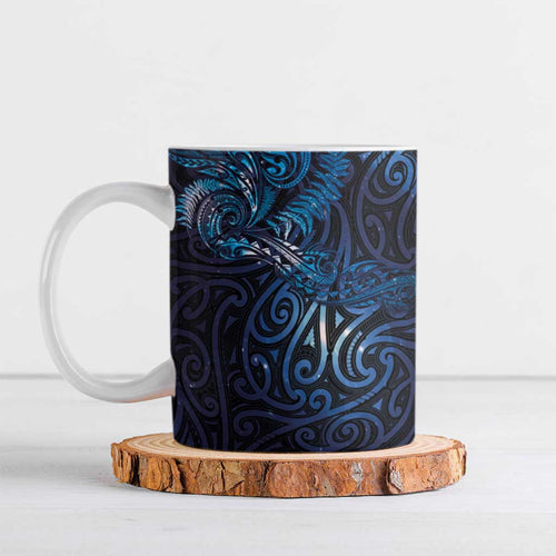 New Zealand New Year-Matariki Ceramic Mug Aotearoa Maori Tattoo Galaxy Sky