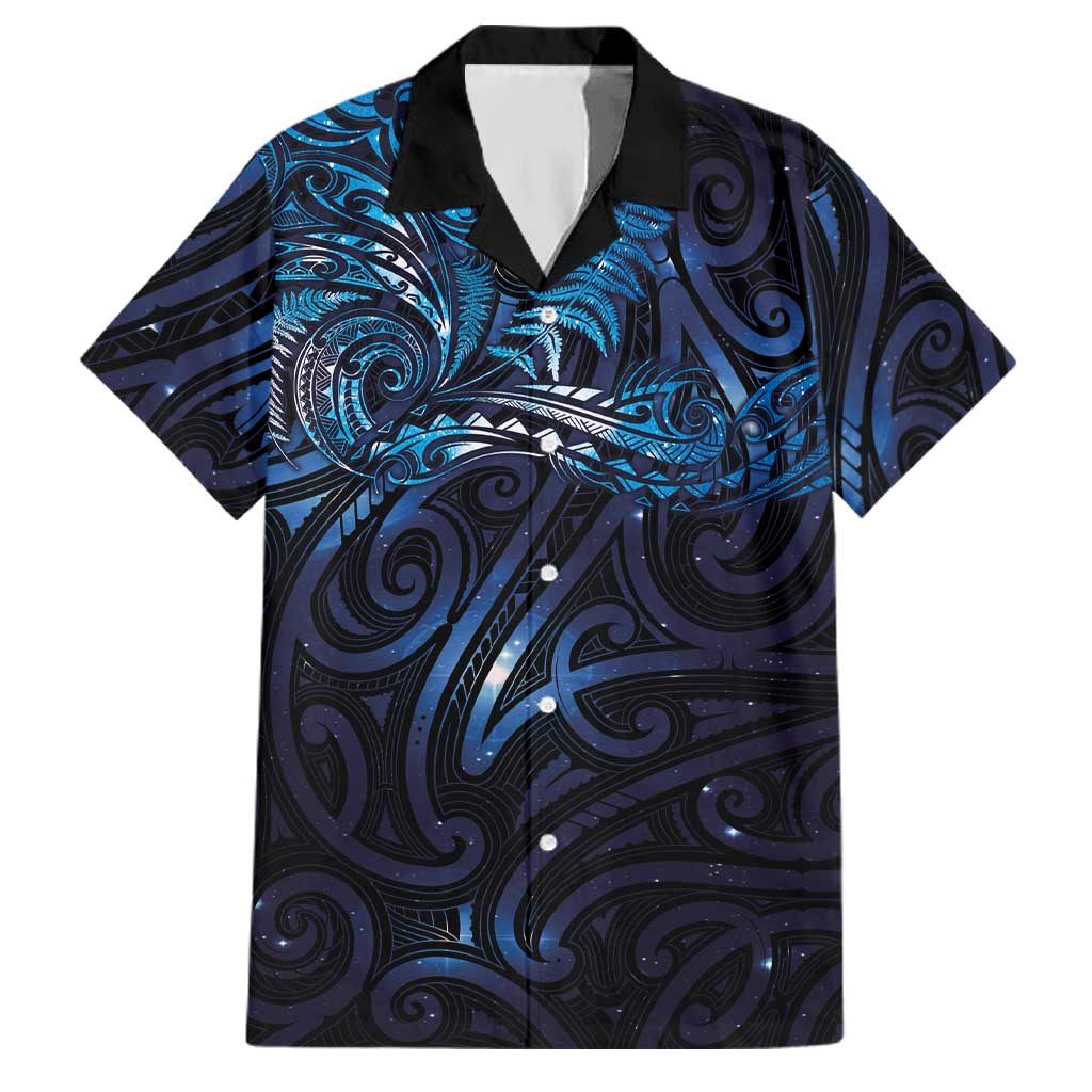 New Zealand New Year-Matariki Family Matching Mermaid Dress and Hawaiian Shirt Aotearoa Maori Tattoo Galaxy Sky