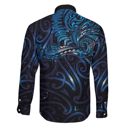New Zealand New Year-Matariki Family Matching Mermaid Dress and Hawaiian Shirt Aotearoa Maori Tattoo Galaxy Sky