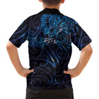 New Zealand New Year-Matariki Family Matching Tank Maxi Dress and Hawaiian Shirt Aotearoa Maori Tattoo Galaxy Sky