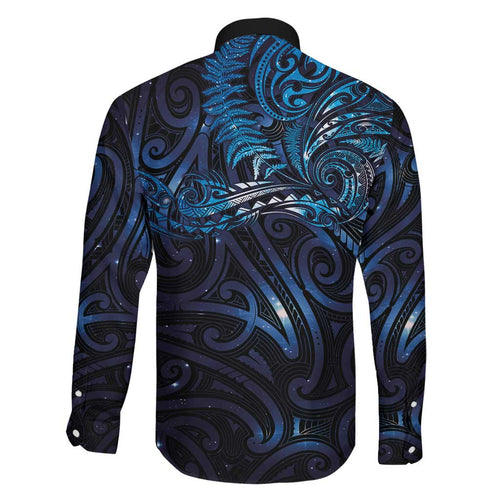 New Zealand New Year-Matariki Family Matching Tank Maxi Dress and Hawaiian Shirt Aotearoa Maori Tattoo Galaxy Sky