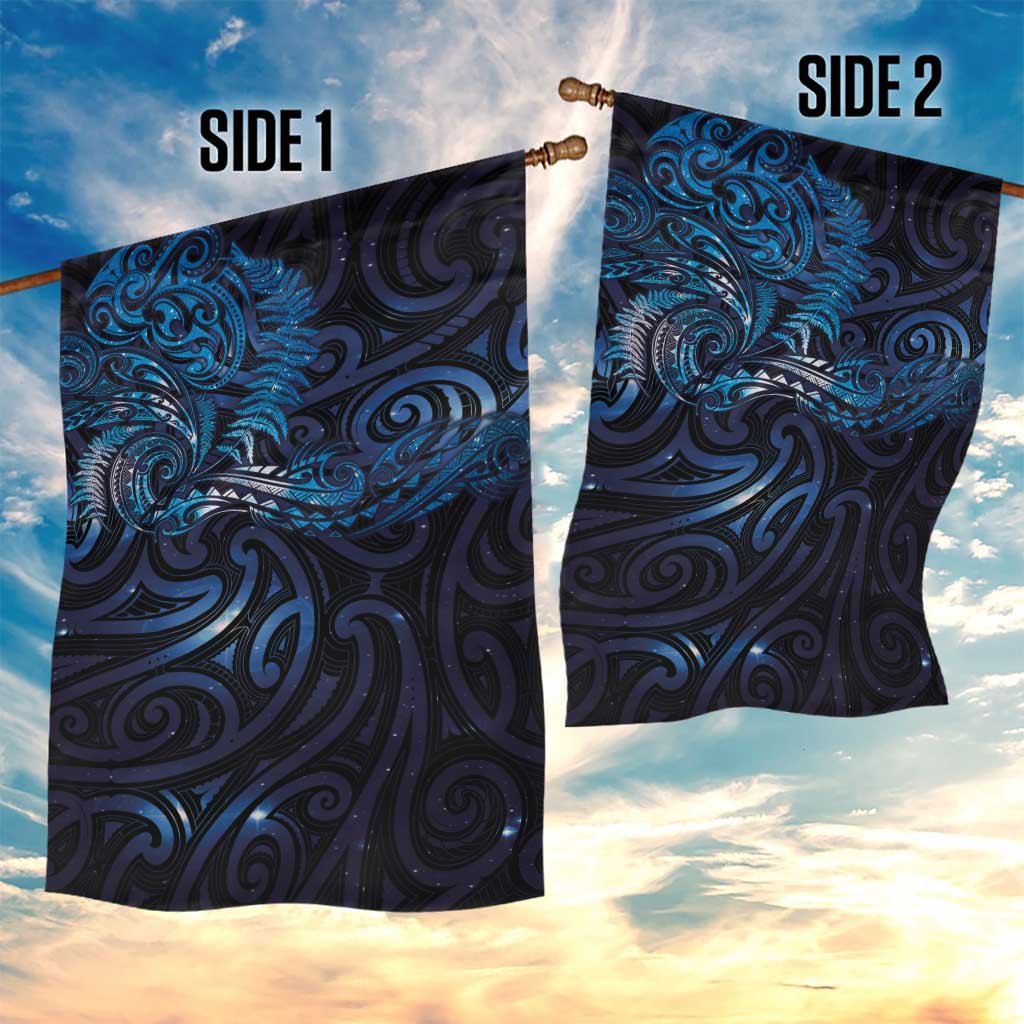New Zealand New Year-Matariki Garden Flag Aotearoa Maori Tattoo Galaxy Sky
