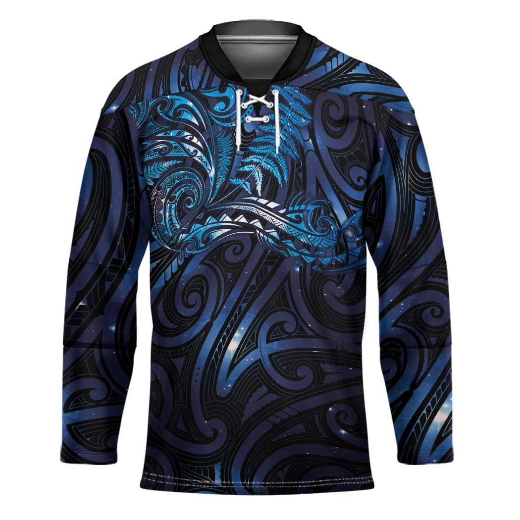 New Zealand New Year-Matariki Hockey Jersey Aotearoa Maori Tattoo Galaxy Sky
