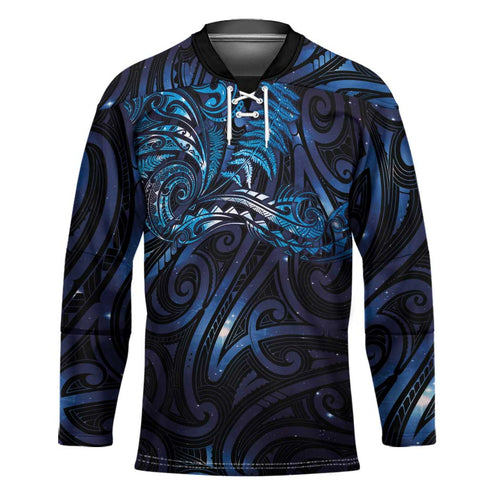 New Zealand New Year-Matariki Hockey Jersey Aotearoa Maori Tattoo Galaxy Sky