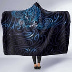 New Zealand New Year-Matariki Hooded Blanket Aotearoa Maori Tattoo Galaxy Sky